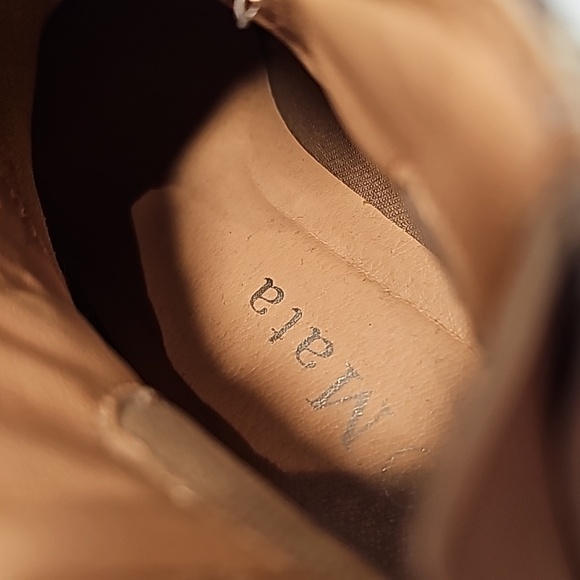 Mata Valentina Bootie Ankle Boot Snake Skin Animal Print Zipper Stacked Heel 10 - Picture 12 of 13